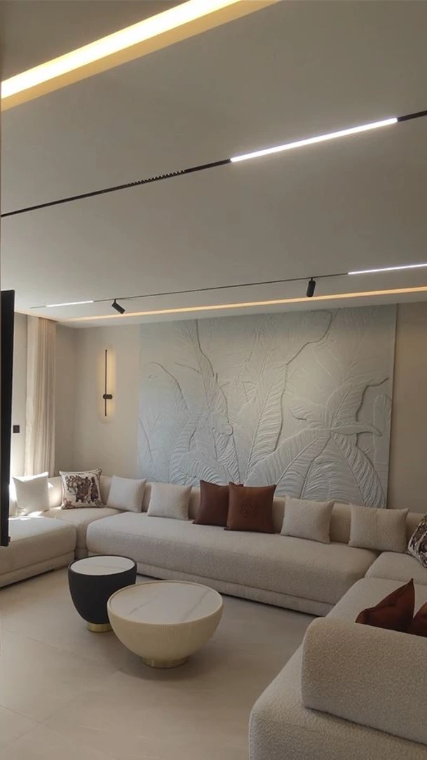 Modern luxury living room interior design and fit out by Darchex