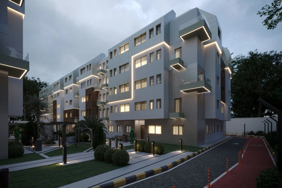 Contemporary residential building architecture designed by Darchex