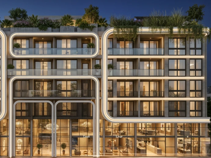 Contemporary residential building facade architecture designed by Darchex