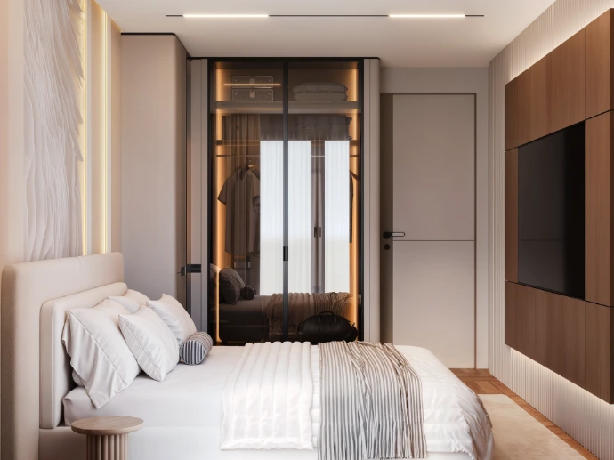 Master Bedroom – Calm Luxury Atmosphere