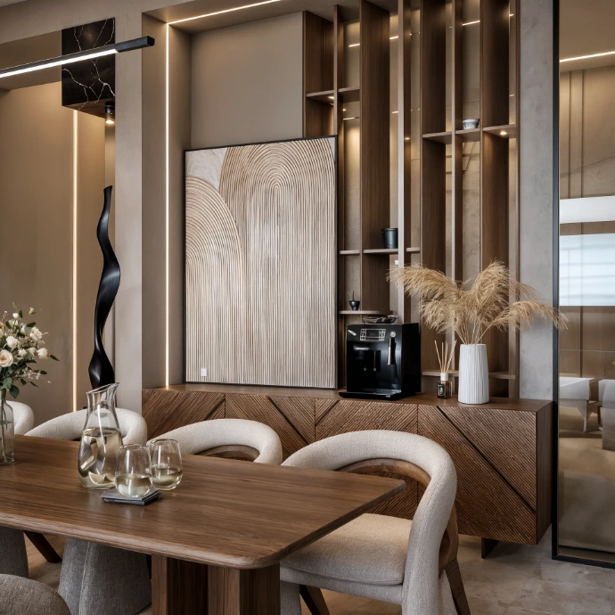 Detalle de diseño arquitectónico en conversión de garaje por Darchex