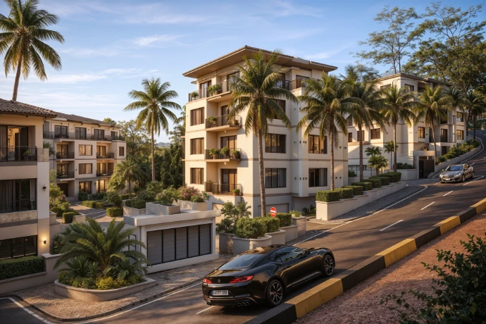 Façade Résidentielle Contemporaine / Fachada Residencial Contemporánea