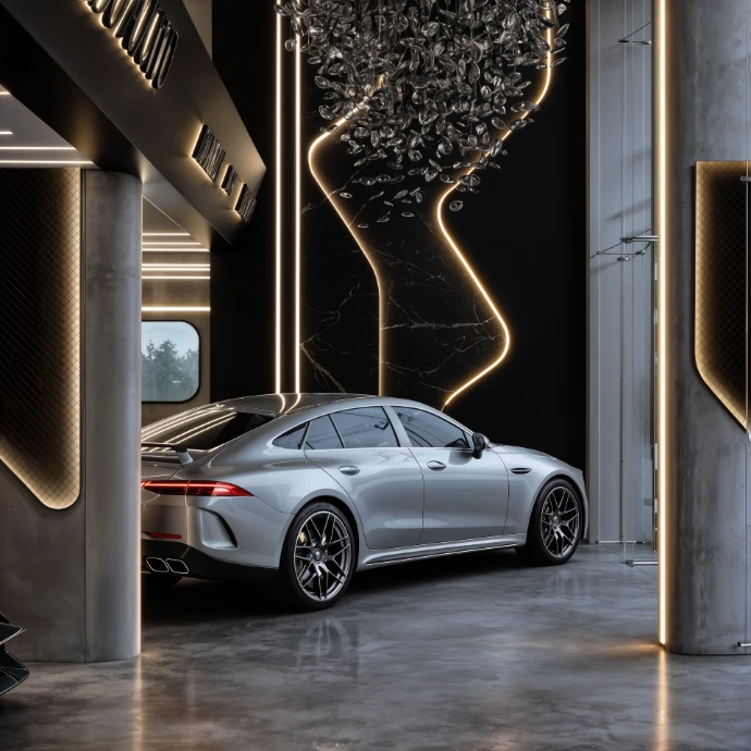 Showroom Automobile Haut de Gamme / Showroom de Autos Premium