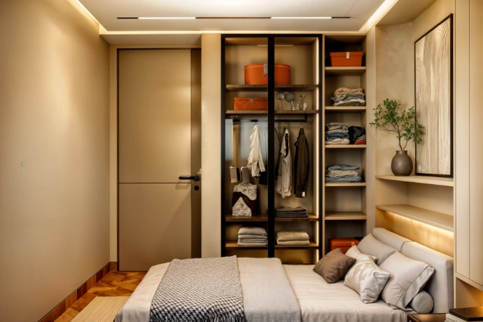 Dressing avec Portes en Verre / Armario con Puertas de Cristal